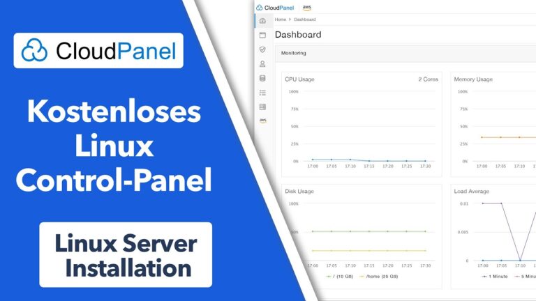 Die BESTE kostenlose Control-Panel Software – CloudPanel – Installation und Konfiguration
