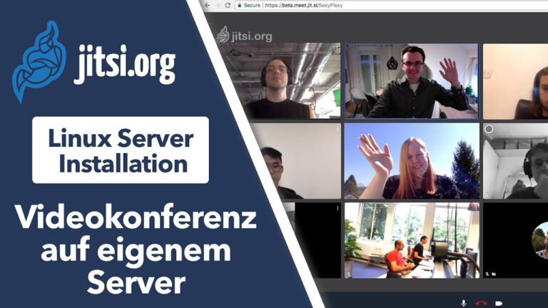 Kostenlose Videokonferenzsoftware auf dem eigenen Server – Jitsi Meet Installation auf Linux Server
