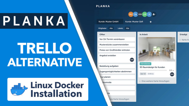 Planka – OpenSource Trello Alternative (Review & Installation)